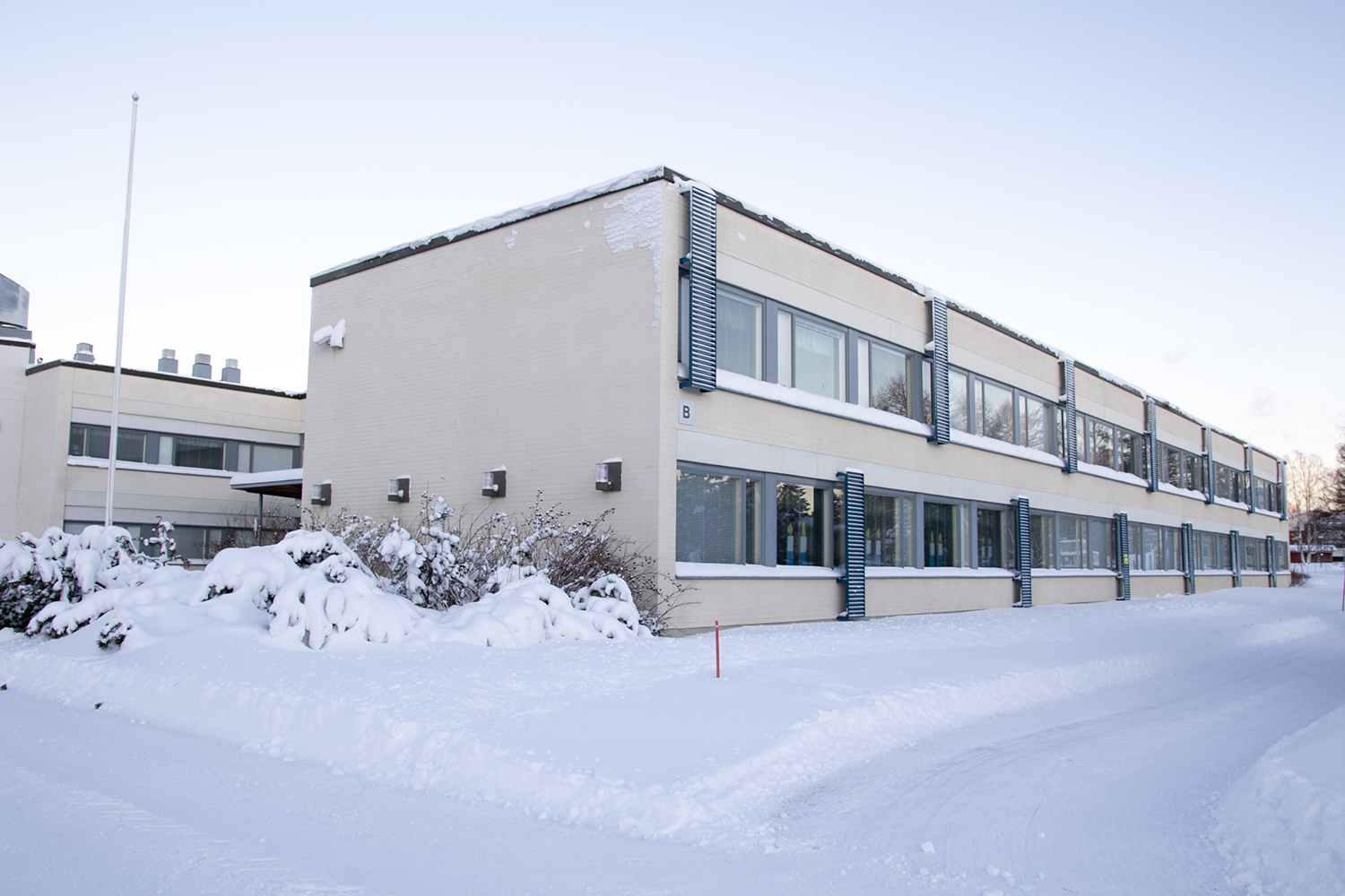 Polvijärven yläasteen ja lukion rakennus, B-talo.